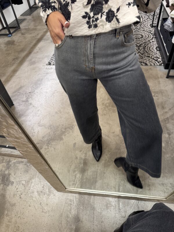 Jeans largo sfumato 2