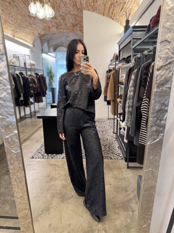 Pantalone pizzo spalmato 2