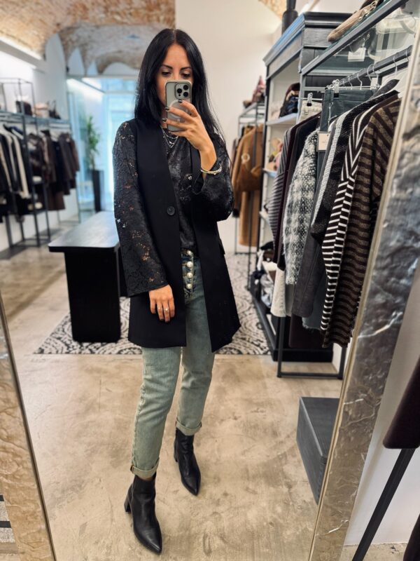 Gilet lungo spacchi 2