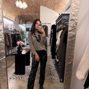 Pantalone ecopelle